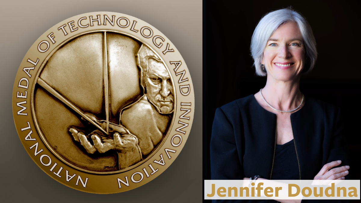 Doudna honored with National Medal of Technology and Innovation